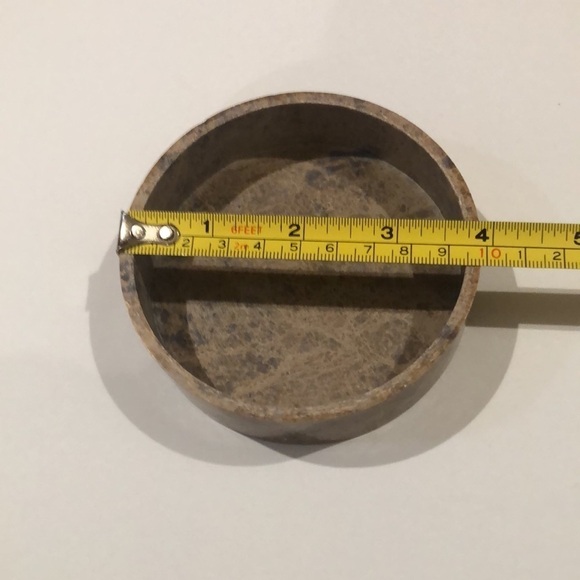 Genuine Stone Mother Of Pearl Inlay Vintage Jewelry /Trinket Box/ Vanity - Picture 6 of 6